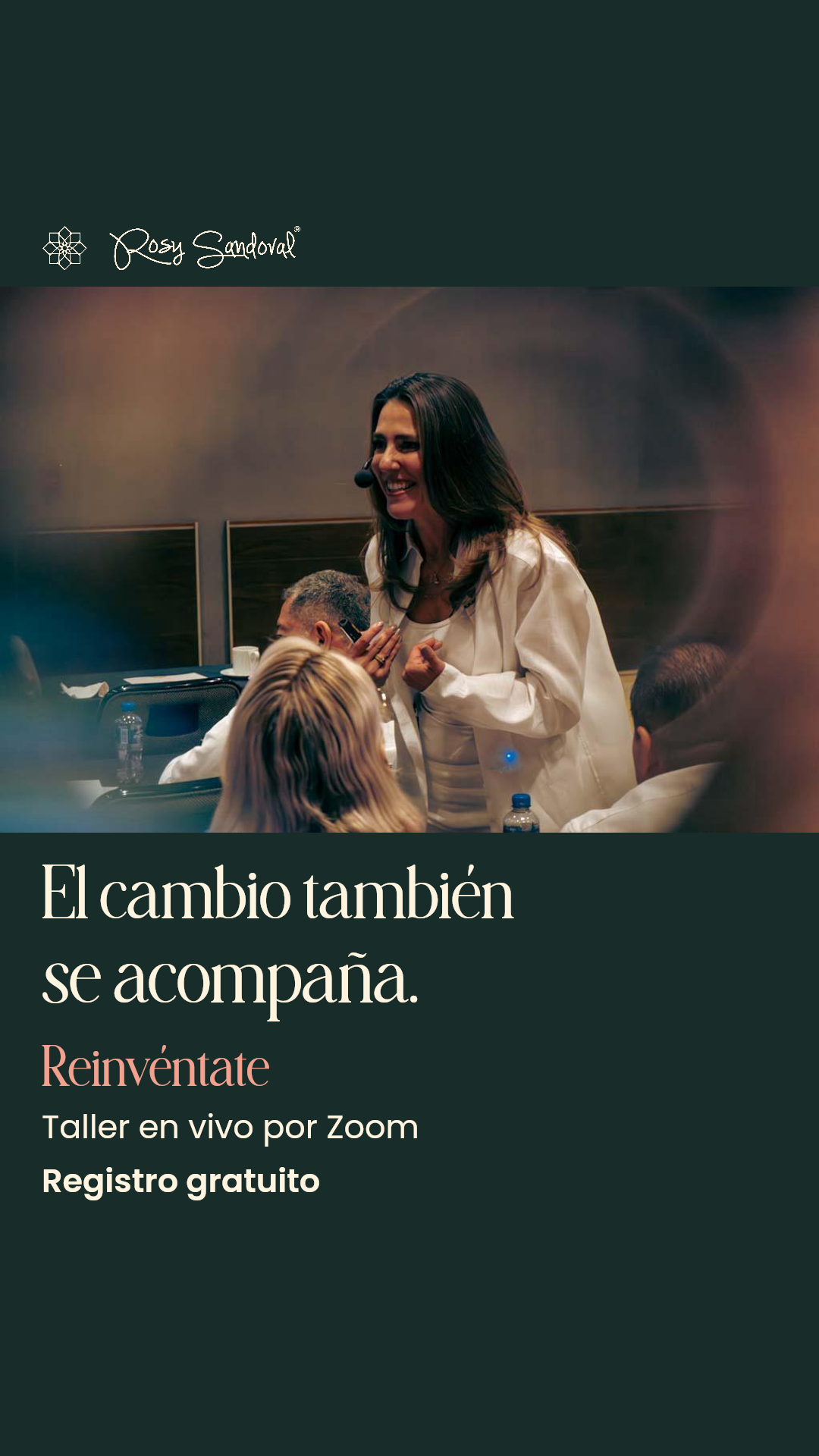 El cambio también se acompaña · Formato 9:16